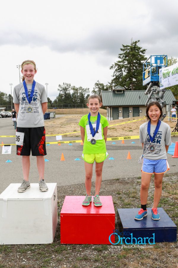 Foster Kids 5K run – Madelyn got 1st place for 12 and under…